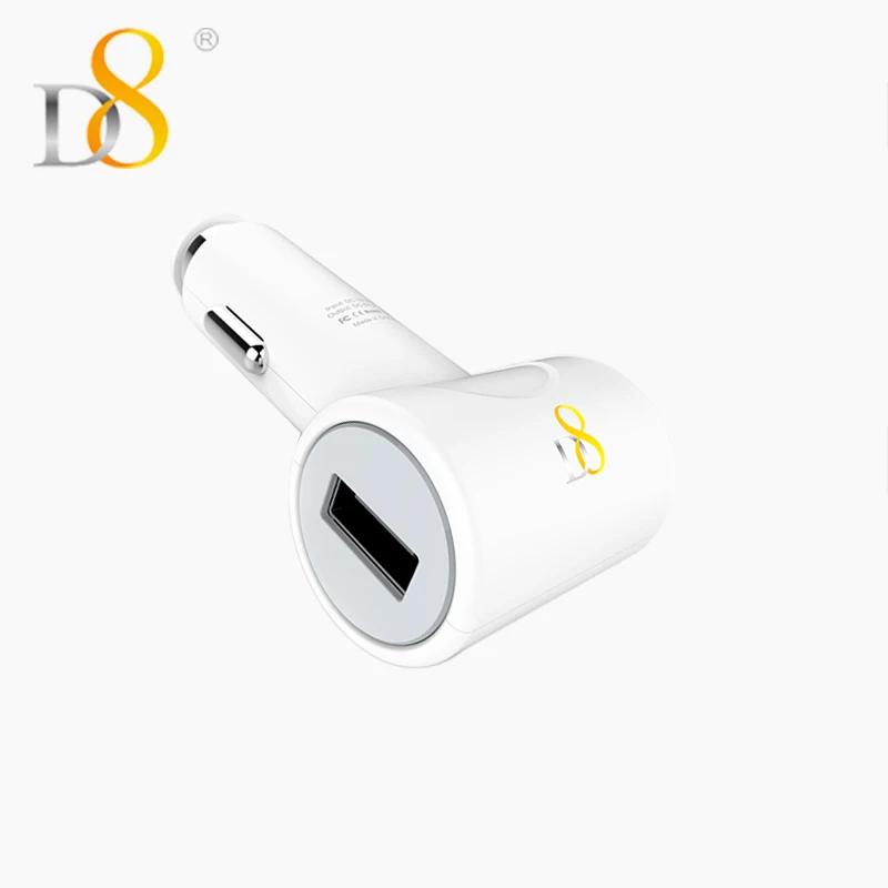 

D8 Double Usb Car Charger for iPhone XS MAX XR X 8 7 Plus 6 Plus Mini Fast Car Charger for Samsung Xiaomi Support Double Charger