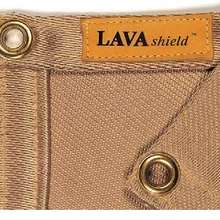 1260 Цельсия сверхмощный сварочный экран вермикулит пропитанный стекловолокно с латунными люверсами Премиум сварочное одеяло