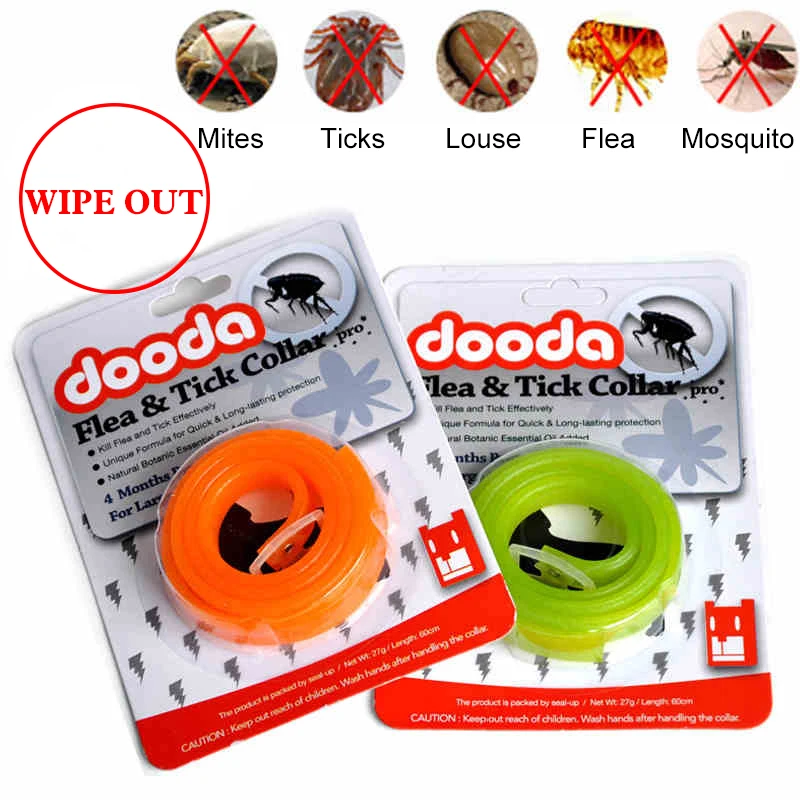 

4pcs Practical Insecticidal Anti Flea Pet Dogs Cat Collar Adjustable Anti-insect Mosquitoes Dog Ring Straps protection DOODA