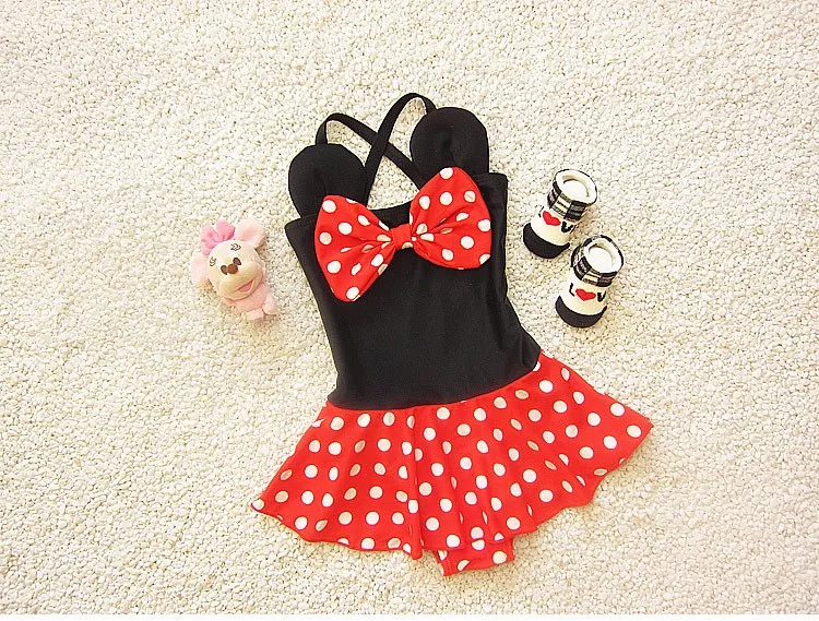 minnie mouse swimming costume
