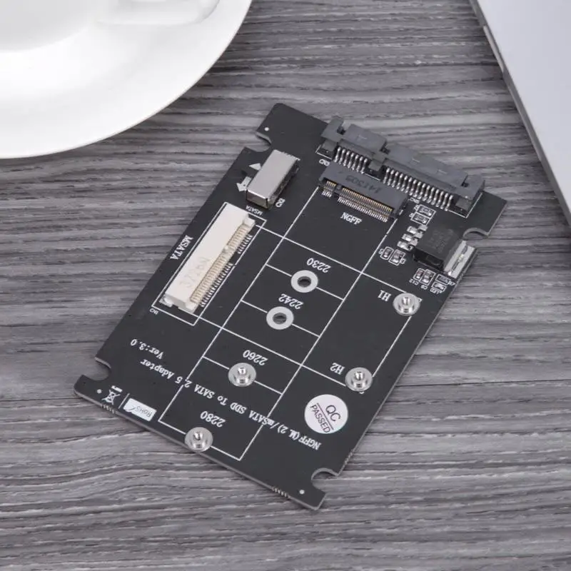 2 в 1 NGFF M.2 B + M Ключ Mini PCI E или mSATA SSD для SATA III 3 адаптер карта 22*30 22*42 22*60 22*80 ключ SSD|ssd to