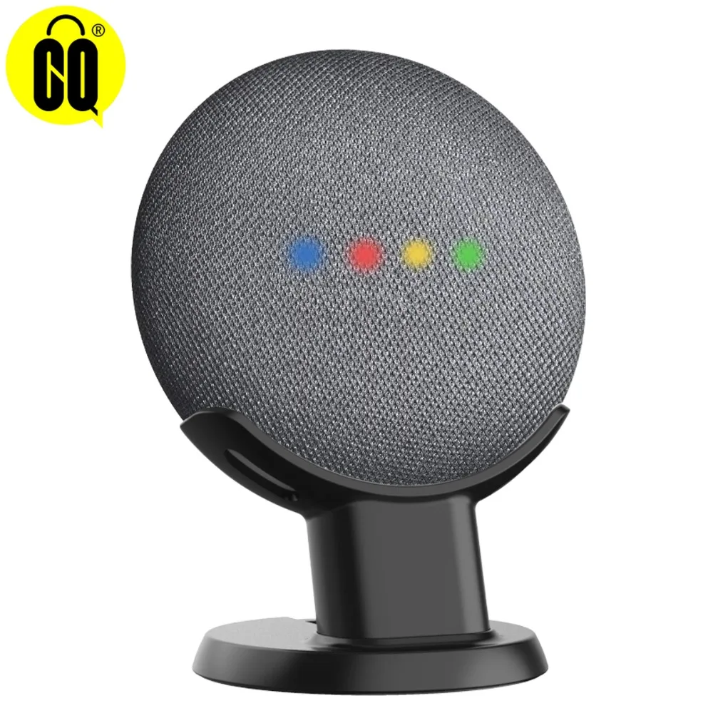 

New Desktop Stand For Google Home Mini Voice Assistants, Compact Holder Case Plug in Kitchen Bedroom