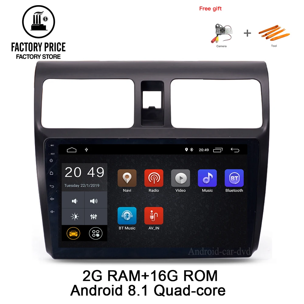 Clearance 10.1 inch Android 8.1 2+16G Car Multimedia System for Suzuki Swift 2005-2016 GPS Navigation Head Unit Radio Bluethooh 0 Clearance 10.1 inch Android 8.1 2+16G Car Multimedia System for Suzuki Swift 2005-2016 GPS Navigation Head Unit Radio Bluethooh 0