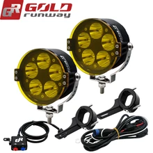 2PCS 50W U3 motorcycle led spotlights auxiliary lamp super bright Motorcycle headlight motobike accessories moto fog work light
