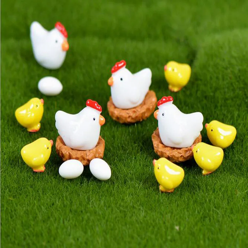 

Micro - landscape Decoration accessories multi - pendulum Decoration Ornaments creative crafts warm chickens