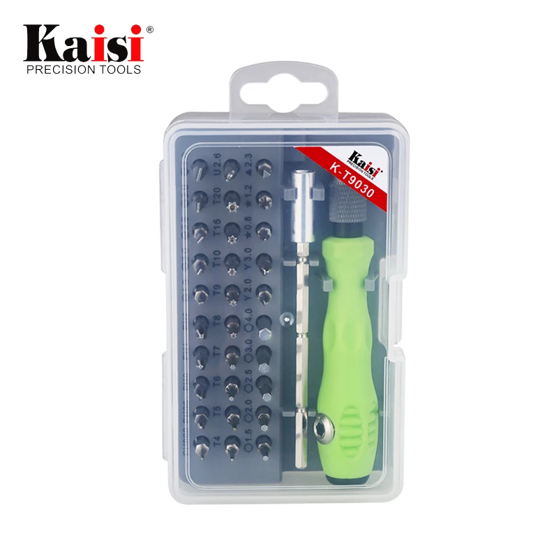 Kaisi Precision Screwdriver Bits Set Versatile and Portable Screwdriver Set Repaire Kit Tools K-T9030