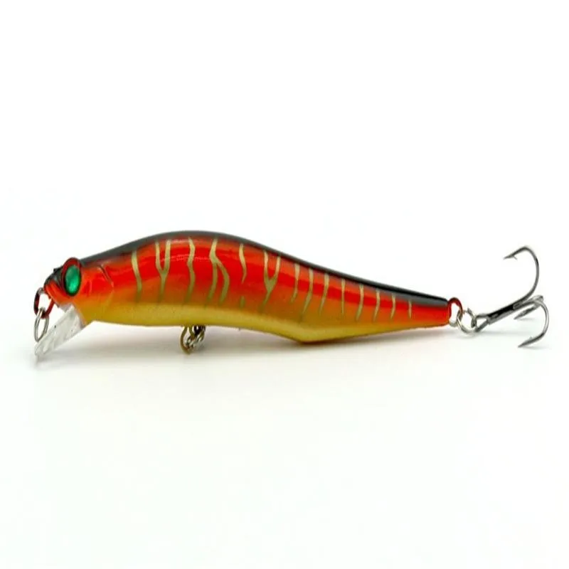 12cm 10g Bent Minnow Fishing Lure Artificial Baits 3D Fish Eye Minow Lures Fake Bait High Simulation Swimbait reusable material