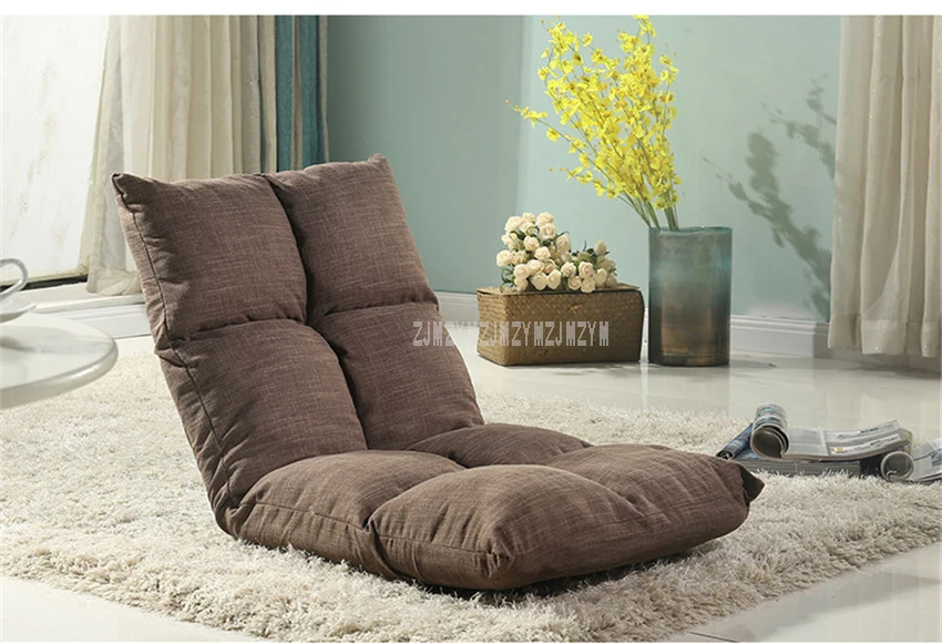 Один Гостиная диван восемь сетей ленивый татами диван-кровать японский Стиль складной пол кресло, мебель для дома угловой резной диван