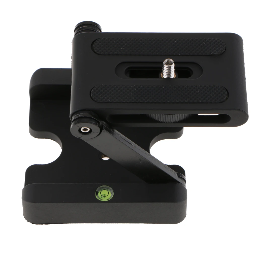 Foldable Z Pan Tilt Tripod Head Quick Release Plate Holder for DSLR Camera Camcorder Photography Accessory Connect Track Slider
