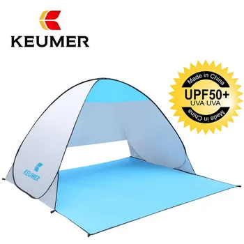 

KEUMER Automatic Camping Tent Ship From RU Beach Tent 2 Persons Tent Instant Pop Up Open Anti UV Awning Tents Outdoor Sunshelter
