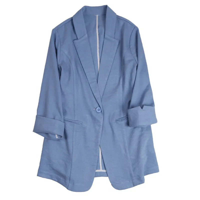 Autumn spring blazer women bust 122cm plus size 4XL 5XL 6XL black blue colors | Женская одежда