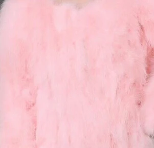 Пусть установка Лидер продаж осень и зима большой размер страуса меха трава жилет дамы рукавов - Цвет: Розовый