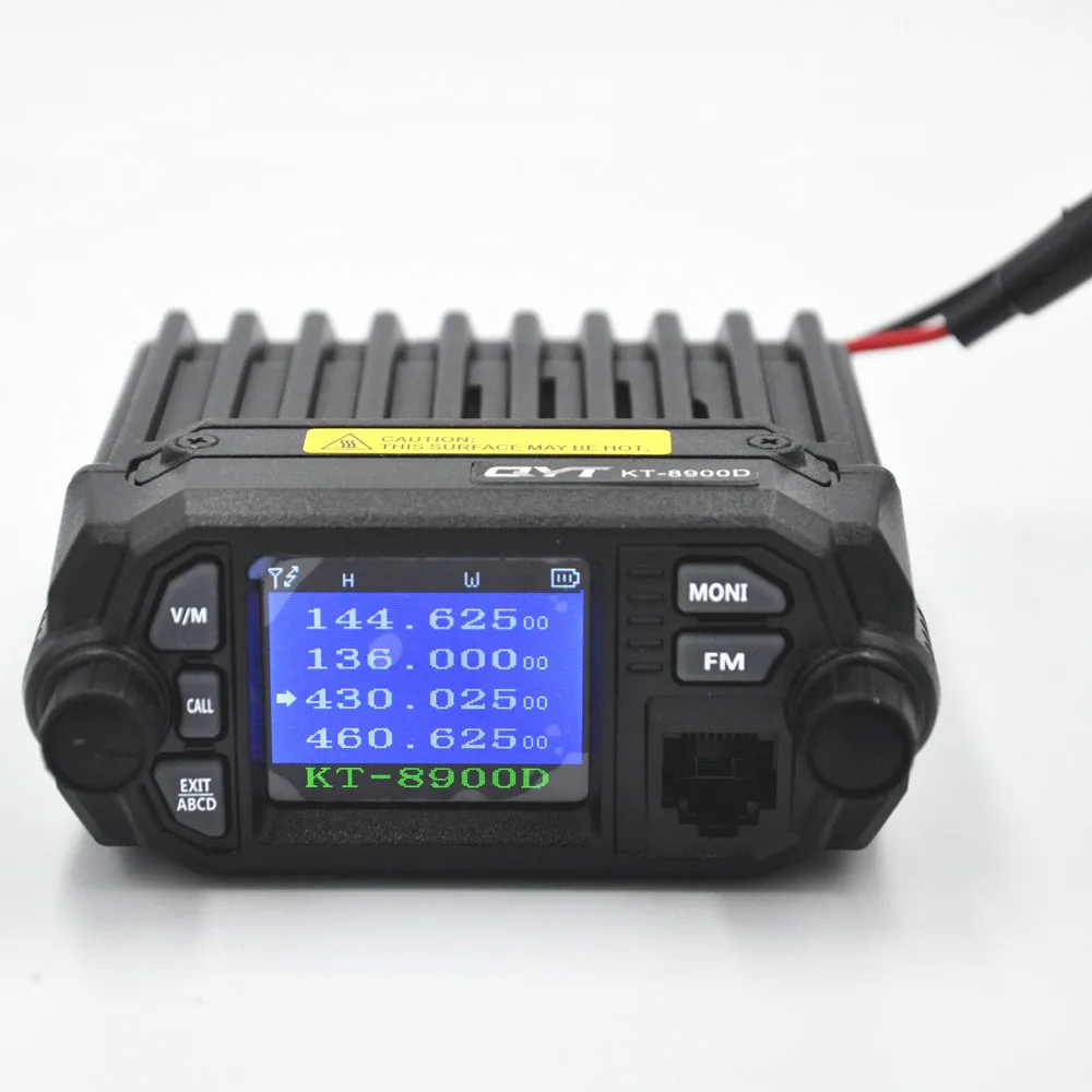 

Latest Updated Radio QYT KT-8900D UV Dual Band 136-174/400-480MHz 25W Power Mini Car/Mobile Walkie Talkie/Two Way Radio for Work