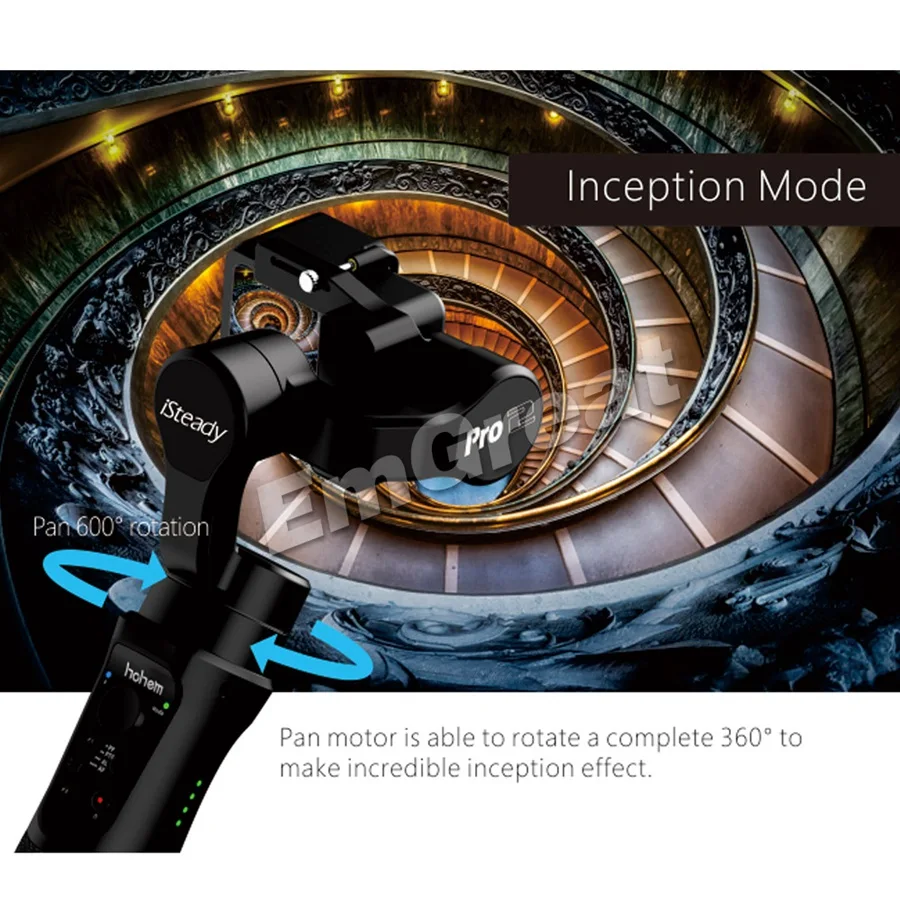 Hohem iSteady Pro 2 / Pro Splash Proof 3-Axis Handheld Gimble for DJI Osmo Action Gopro Hero 7/6/5/