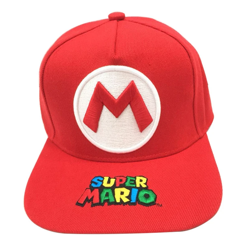 

Adult Kids Handmade Baseball Caps Super Mario Bros Hat Cosplay Props Cos Super Mario Cap Cosplay Accessories Halloween Christmas