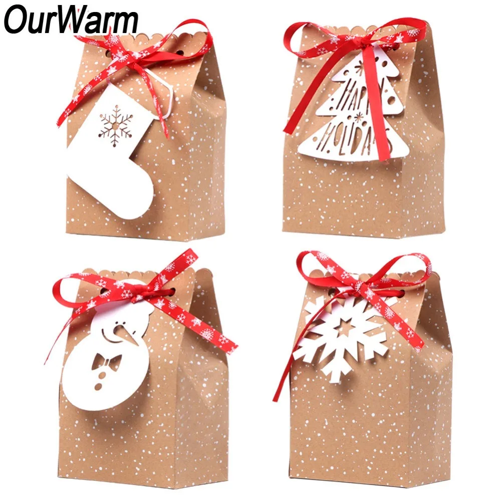 christmas paper gift bolsas
