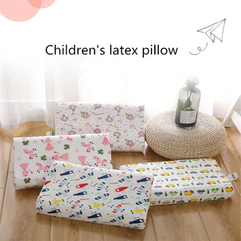 

New Santa Gift Children Latex Pillow Fun Cartoon Pillow Kindergarten Student Pillow Practical Breathable Comfort Size 50x30x7cm