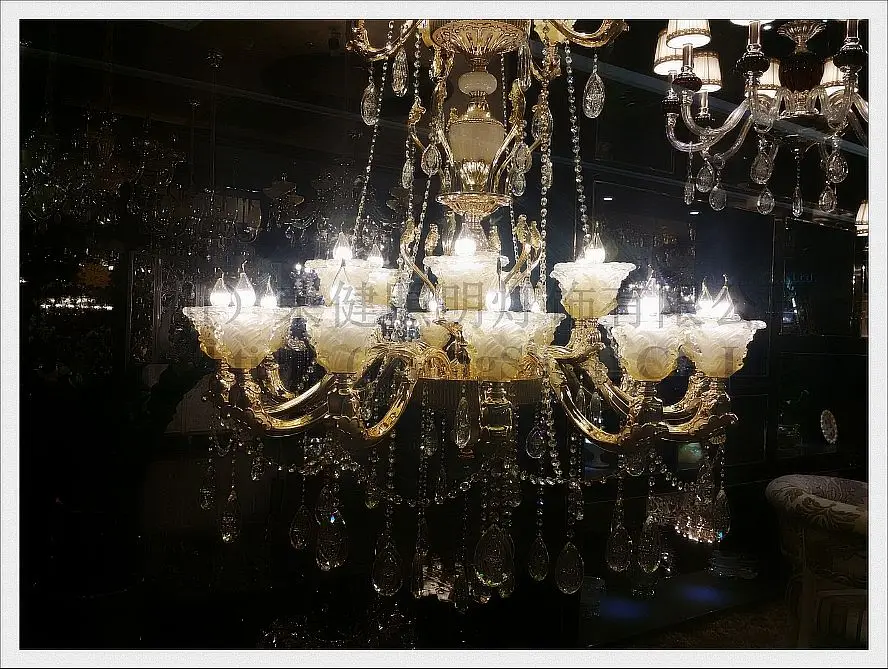 led candle light bulb crystal light