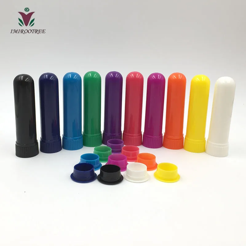 

New & Hot! 20 sets/lotCompelete 4 Parts Blank Nasal Inhalers for Oil Use