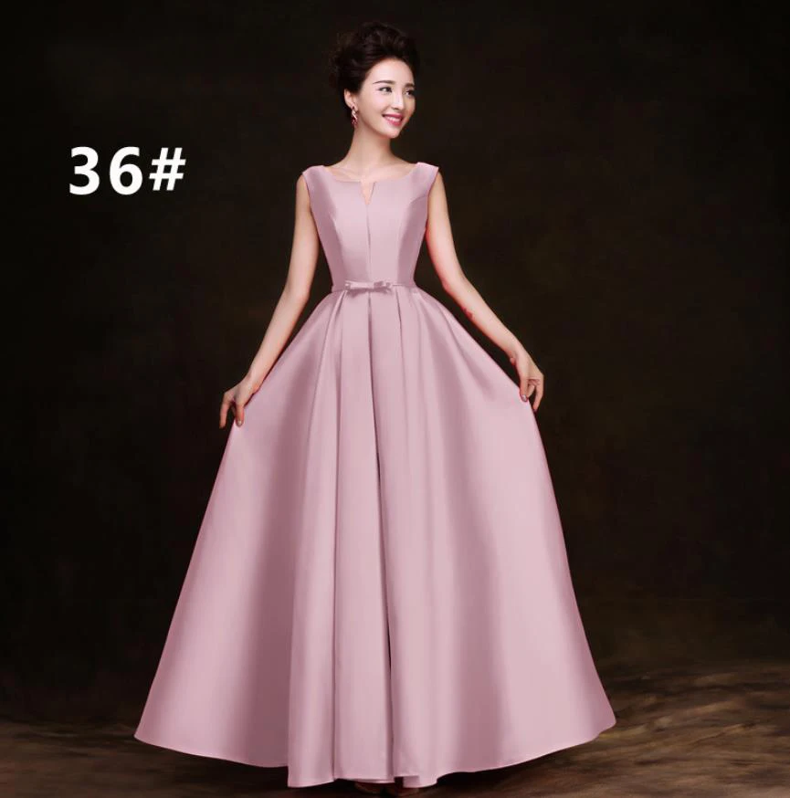 blush pink Халат demoiselle d'honneur, новое атласное сексуальное платье с v-образным вырезом, а-силуэт, Золотое Королевское, голубое, розовое, бирюзовое, Мятное, зеленое, бордовое, свадебное платье - Цвет: blush pink