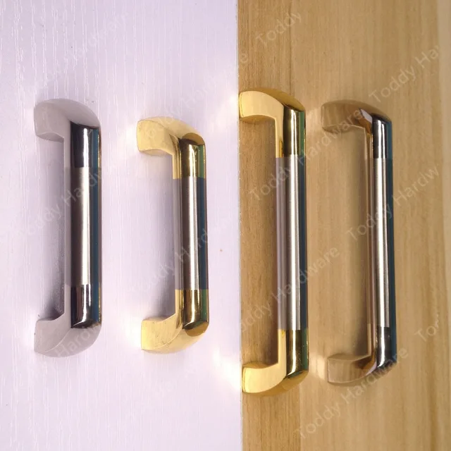 Special Price Hole Pitch 64mm/96mm Zinc Alloy handle modern handle Kitchen Furniture Handle bedroom drawer handle golden side Special Price Hole Pitch 64mm/96mm Zinc Alloy handle modern handle Kitchen Furniture Handle bedroom drawer handle golden side
