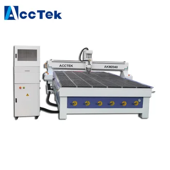 Billige Beste 3D CNC Holz Router Carving Maschine Für Verkauf Mit Vakuum Tisch 380V 3 Phasen AccTek CNC Router 2040