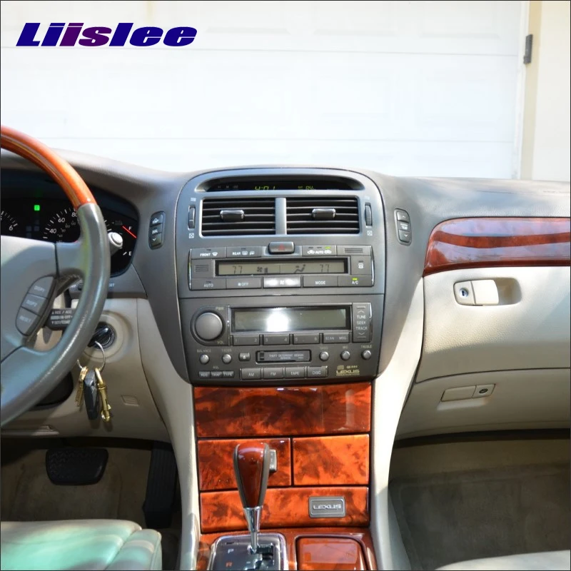 Clearance Liislee For LEXUS LS 430 2000~2007 Radio CD DVD Stereo Player GPS Navi Navigation System Double Din Car Audio Installation Set 4