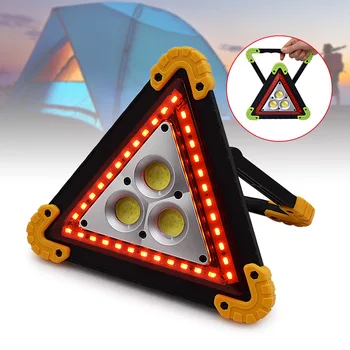 

Triangular Working Light Multifunctional Rechargeable Portable Traffic Warning Light #4