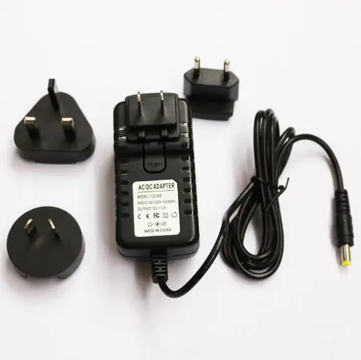 

12V2A convertible head power adapter 24W multi-function power supply