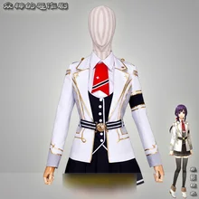 Juego Kamigami no Asobi Yui Kusanagi conjunto Completo Uniforme Militar Cosplay en Stock tamaño de Disfraces de Halloween para las mujeres