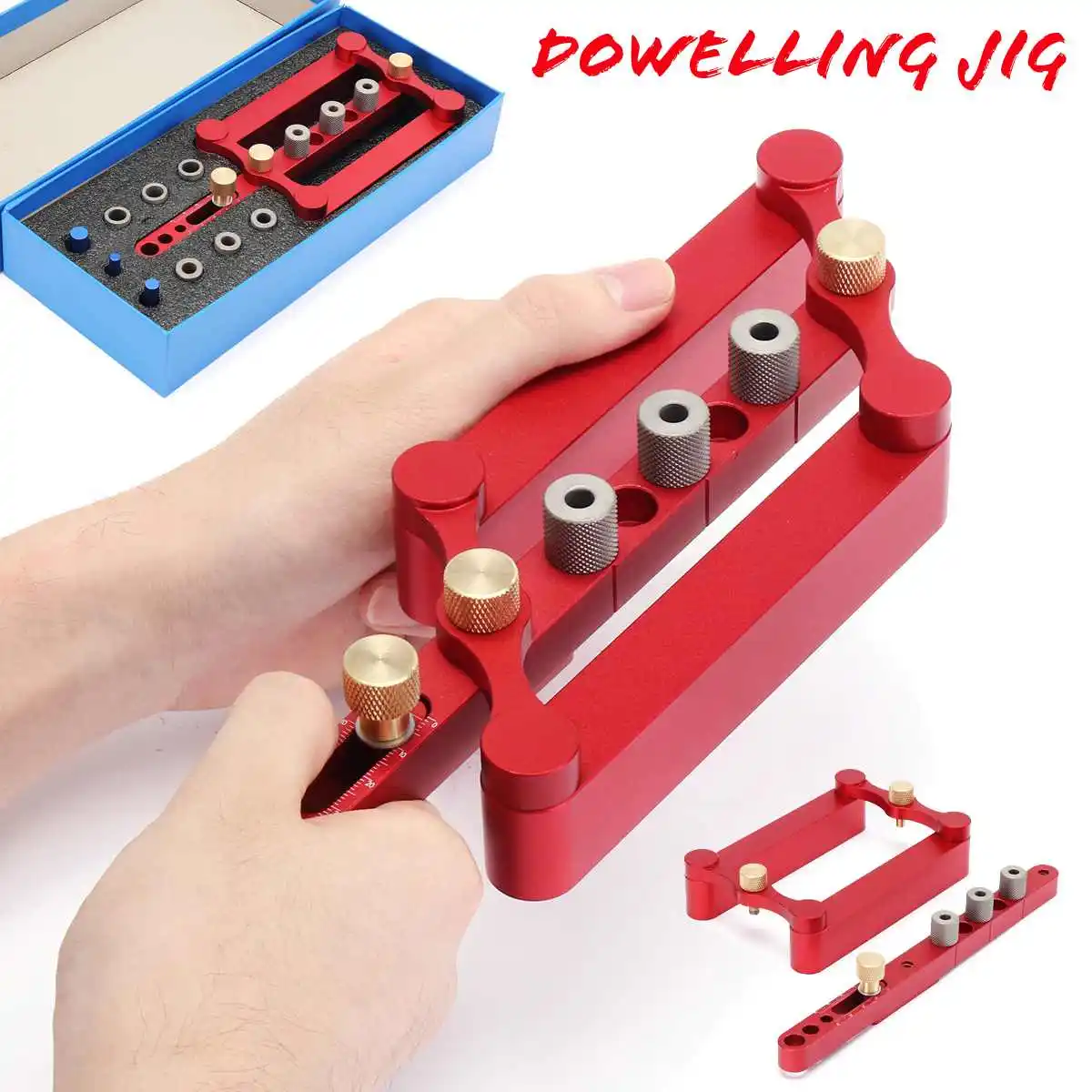 

Metric Dowels 6/8/10mm Precise Drilling Tools Style MT Dowel Jig Self Centering Dowelling Jig