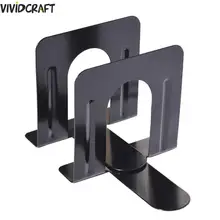 1 пара черные металлические подставки для книг настольные инструменты для хранения книг металлический держатель для книг поддержка держатель нескользящий стол подставки для книг