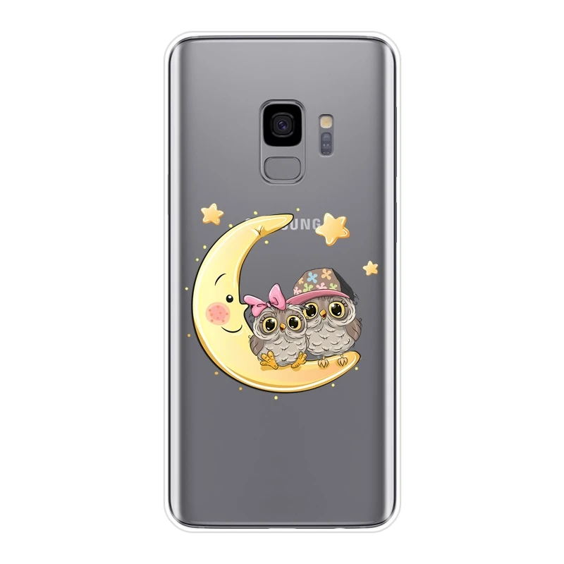 Мягкий силиконовый чехол для телефона Samsung Galaxy S5 S6 S7 Edge S8 S9 Plus задняя крышка с