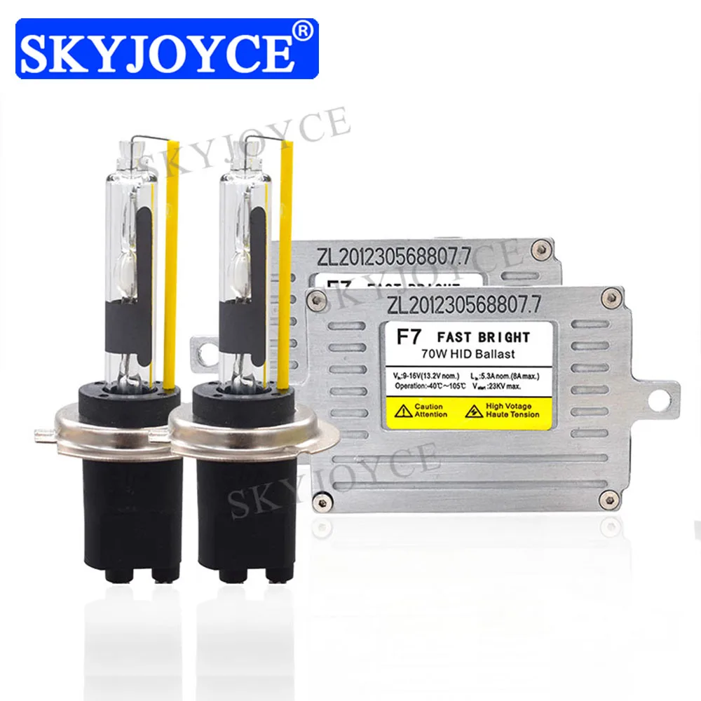 Оригинальный 70 Вт hid DLT комплект фар AC F7 HID балласт быстрая яркая металлическая