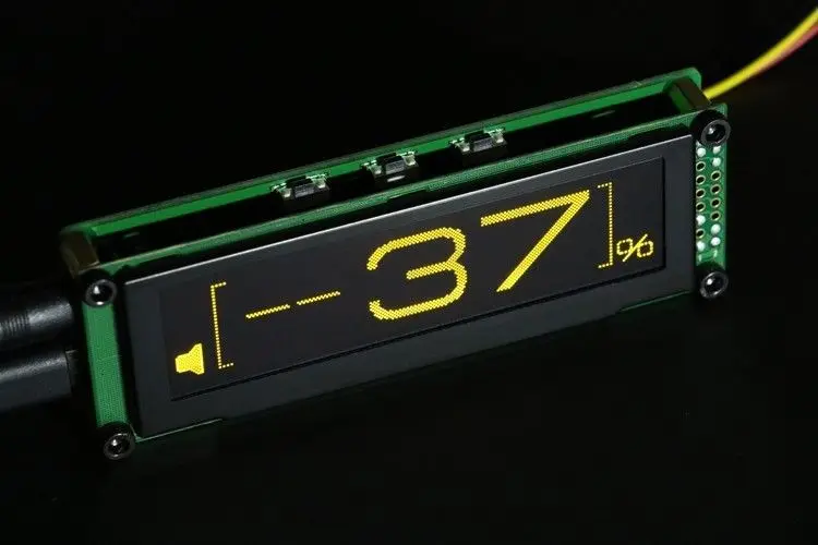 OLED дисплей аудио музыка спектр стерео уровень индикатор громкости VU метр экран