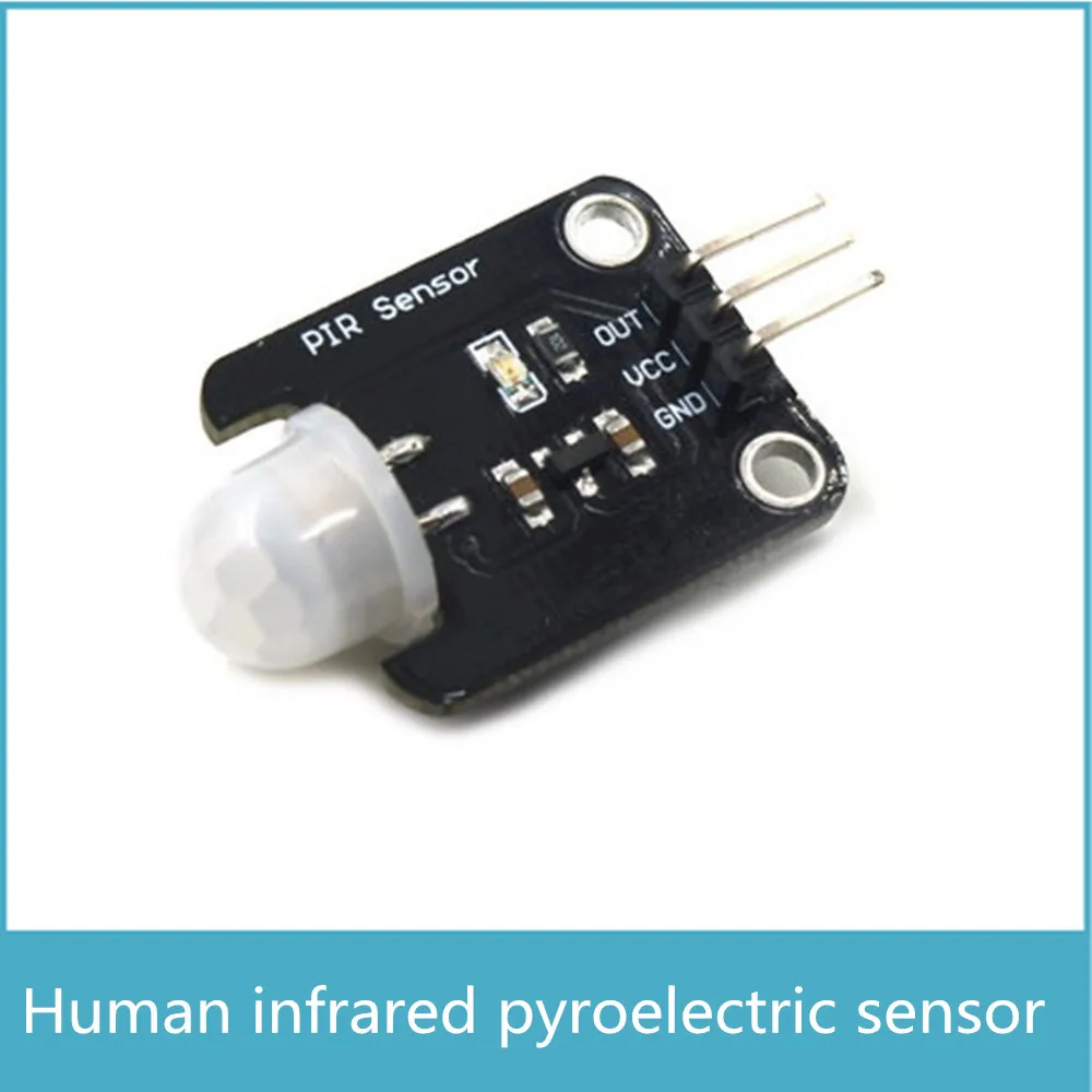 

Human body infrared pyroelectric sensor PIR human body detection For Arduino