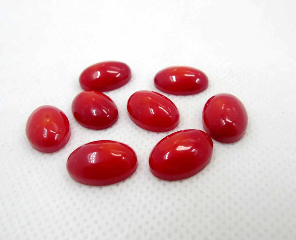 Red coral 10x14mm (3)