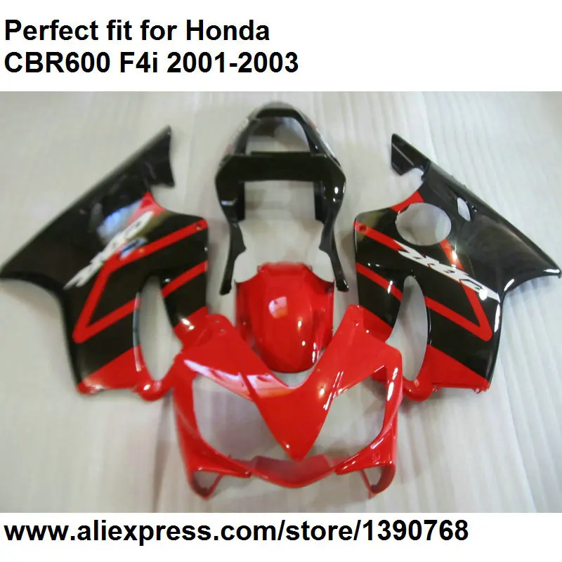 Детали обтекателя для Honda CBR 600 F4i 01 02 03 Обтекатели CBR600F4i 2001 2002 2003 Черный Красный DZ97 |