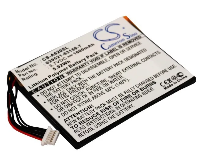 

Wholesale PDA Pocket PC Battery For ASUS Mypal A620 Mypal A620BT Mypal A620G TYPHOON MyGuide 5500 MyGuide 5500XL