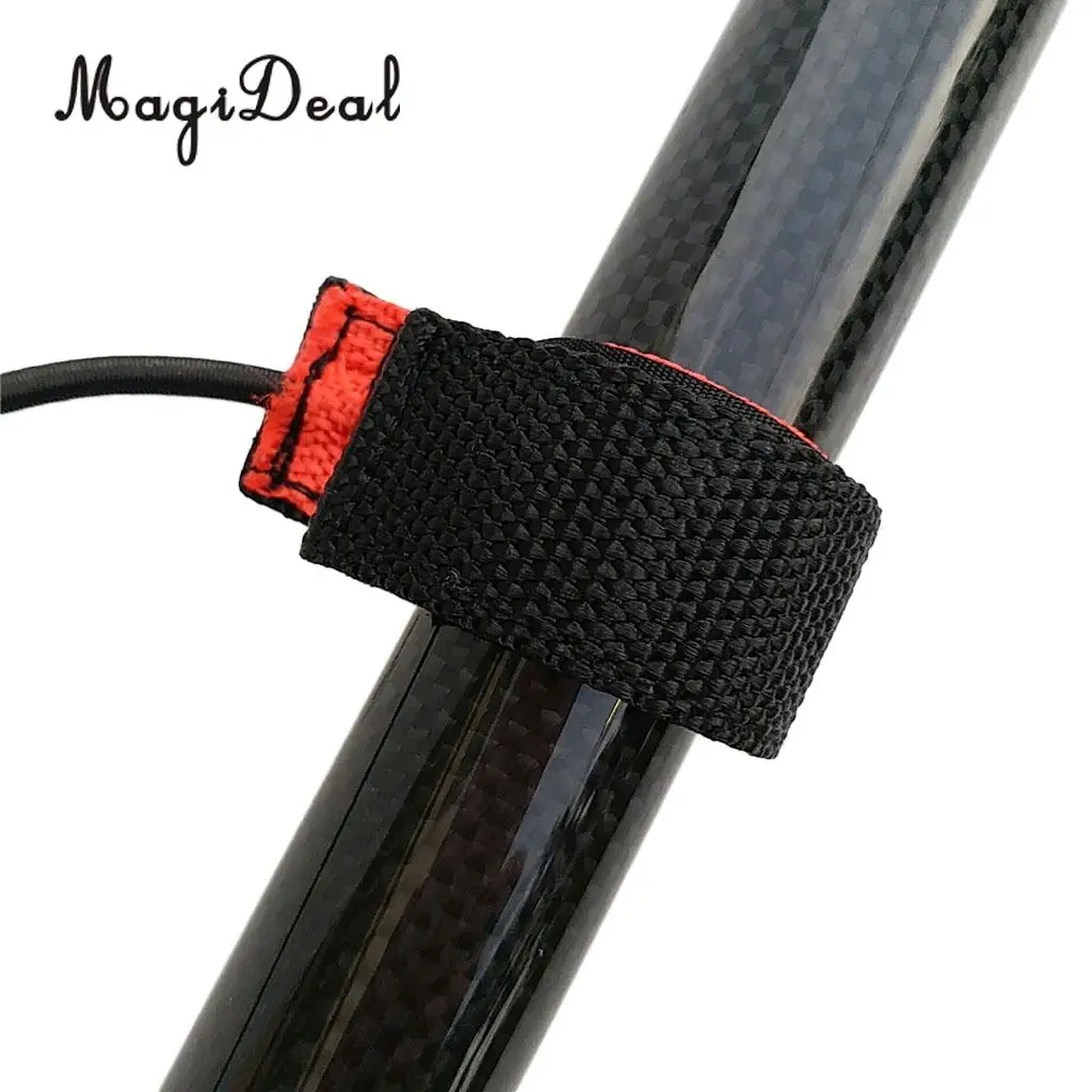 Heavy Duty 40 inch Stretch Paddle Leash Fishing Rod Holder Safety Lanyard for Kayak / Canoe / Boat / Surf / SUP Board