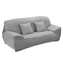 3 местный высокой эластичности анти-клевые Чехлы для стула покрывало для дивана(серый
