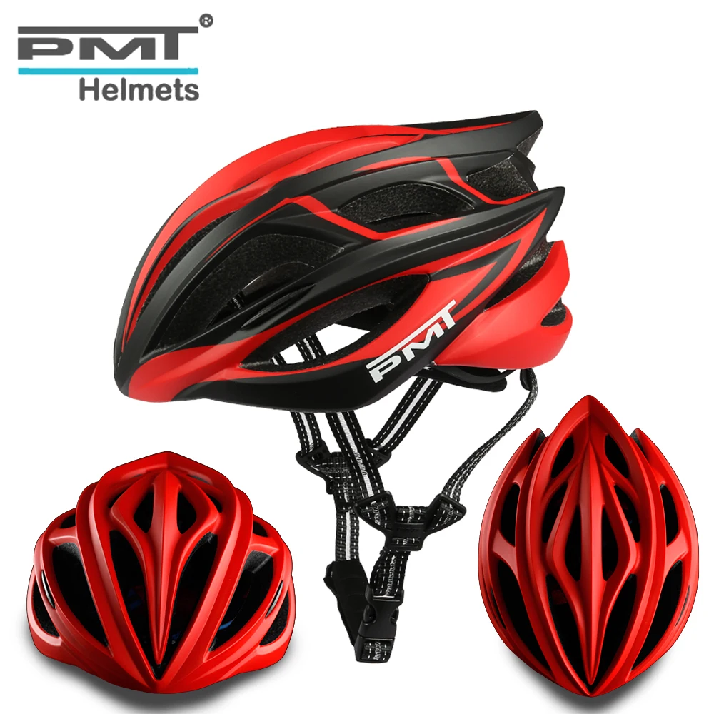 

PMT Ultralight MTB OFF-ROAD Bicycle Cycling Safety Helmet Mountain Bike Racing EPS Integrally-molded BMX Sports Super Helmet