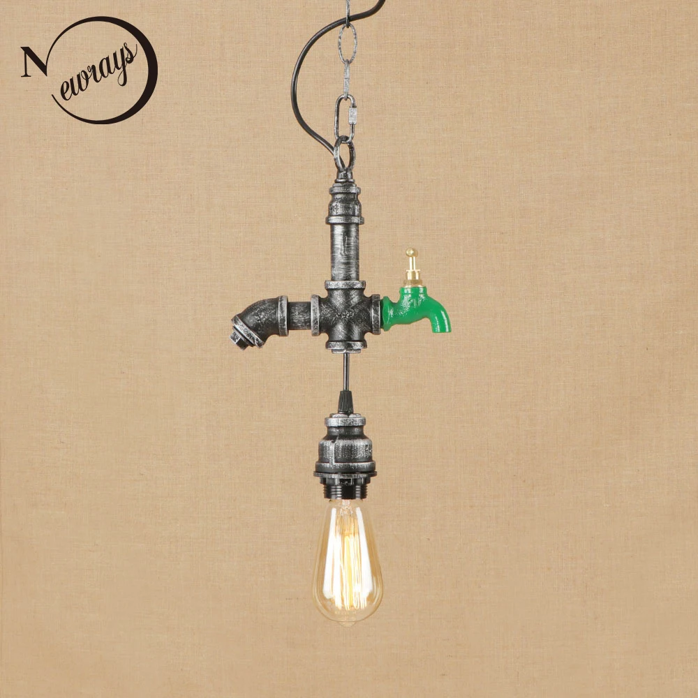 Vintage iron black hang lamp LED 3 Pendant Light Fixture E27 110V 220V For Kitchen Lights Living dining room hotel study | Лампы и