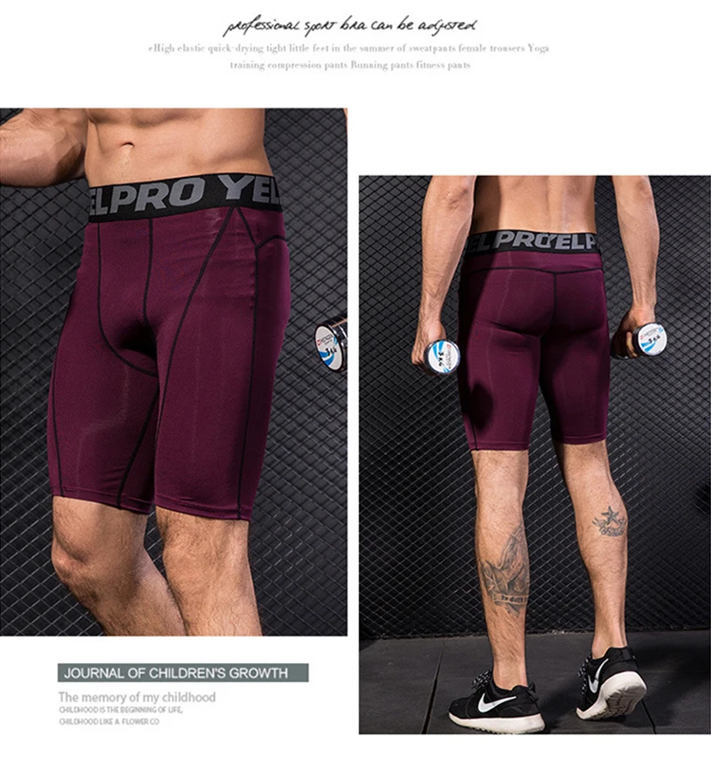 Для мужчин спортивные шорты для фитнеса Для мужчин компрессионные колготки женские быстросохнущая тренировочные брюки бодибилдера