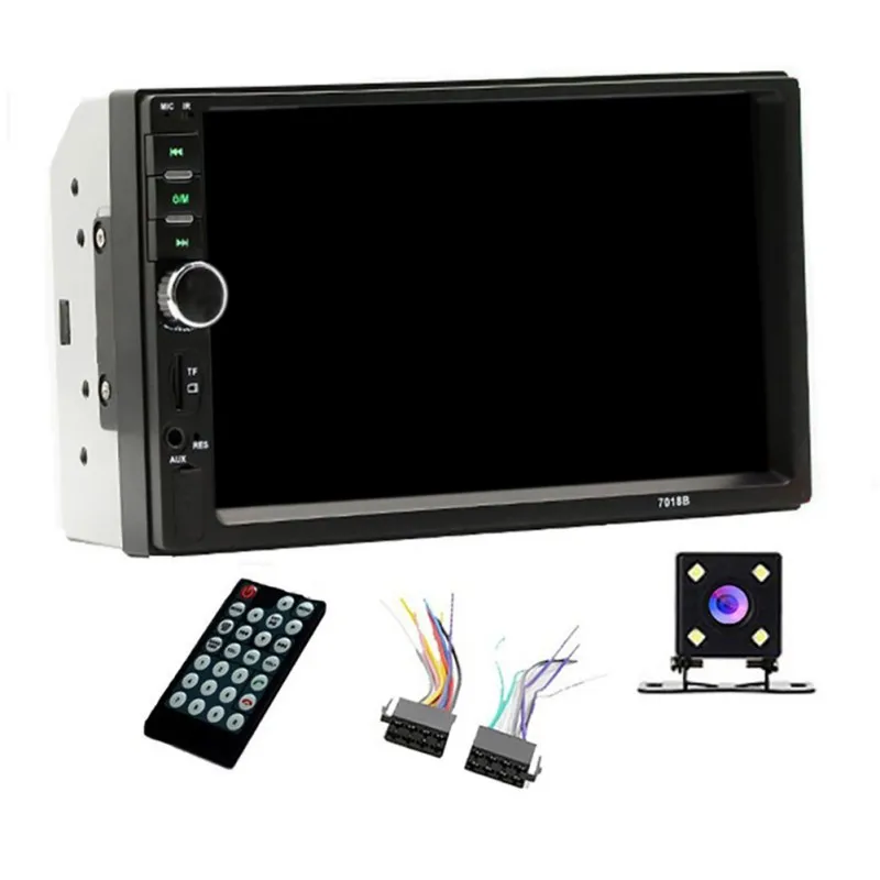 7 дюймов 2 DIN сенсорный экран Авто Радио Видео 7018B автомобильный MP5 плеер Автомобильный Аудио Авторадио Стерео Поддержка Bluetooth TF USB FM камера OX