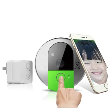 

HD 720P Wireless WiFi Security IP Door Camera Night Vision Two Way Audio Wide Angle Video Doorcam Cam Video doorbell