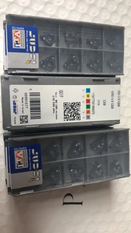 Iscar 16IRM AG60 IC908 ЧПУ 16ERM AG55 1 5 2 3 твердосплавные вставки для резьбы токарный