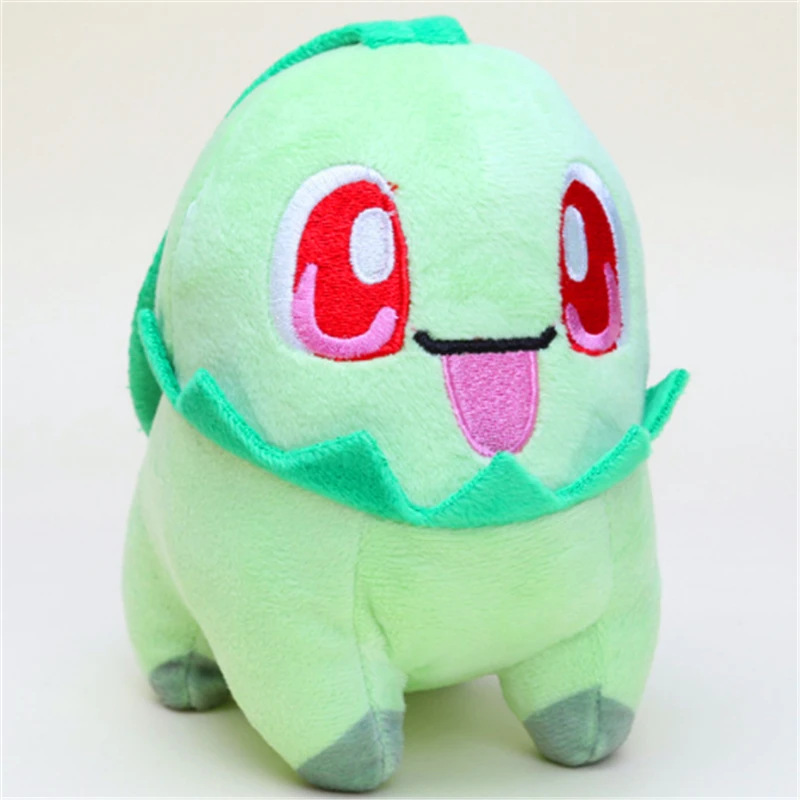 15-20 Cm Totodile Chikorita Venusaur Eevee Marill Anime Plush Claw Doll Soft Toy Birthday Present Kids Gift