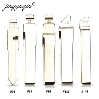 Keyforkess 15pc #01 #31 #86 #133 #149 Auto Stelo della chiave per Audi VW Polo passat B5 Tiguan Golf Santana Bora Sedile Skoda HU66 Chiave In Bianco