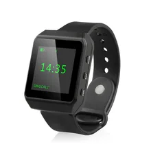 SINGCALL Wireless Calling System,Smart Mobile Receiver,New Generation Watch Receiver,Big Screen, wrist watch pager(APE6800)